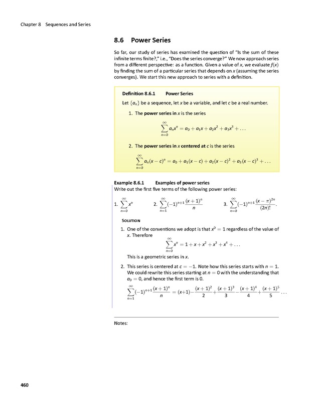 APEX Calculus - Page 460